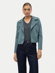 Vero Moda Kurtka z imitacji skóry Jose 10300938 Zielony Regular Fit. Zielone kurtki damskie Vero Moda, xs, bez wzorów, ze skóry, bez kaptura. Za 149.99 zł.