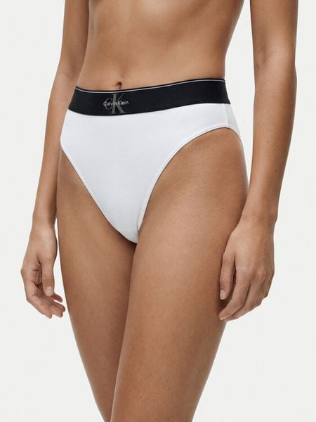 Calvin Klein Underwear Figi klasyczne LV00QF8705 Biały. Białe figi Calvin Klein Underwear, bez wzorów, z syntetyku. Za 84.99 zł.