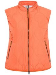 Camel Active Kamizelka pikowana w kolorze pomarańczowym rozmiar: 48. Pomarańczowe kamizelki damskie Camel Active, bez wzorów, bez kaptura. Za 210.81 zł.