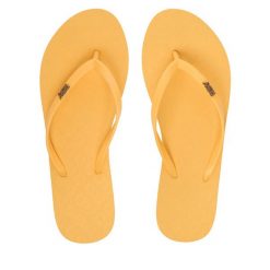 Japonki Roxy. Żółte obuwie sportowe damskie Roxy, bez zapięcia. Za 69.99 zł.