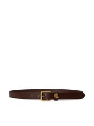 LAUREN RALPH LAUREN Pasek 412968763013 Brązowy. Brązowe paski damskie Lauren Ralph Lauren, bez wzorów, ze skóry. Za 419.99 zł.