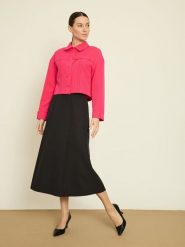 BGN Kurtka przejściowa w kolorze różowym rozmiar: 34. Różowe kurtki damskie BGN, bez wzorów, bez kaptura. Za 100.99 zł.