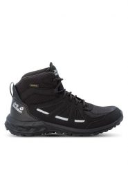 Jack Wolfskin Trekkingi Woodland 2 Texapore Mid W 4051331 Szary. Szare obuwie trekkingowe damskie Jack Wolfskin, ze skóry, bez zapięcia. Za 499.99 zł.