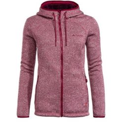 Bluza trekkingowa damska Vaude Sentino III. Czerwone bluzy damskie Vaude, bez wzorów, z polaru, z kapturem. W wyprzedaży za 361.00 zł.