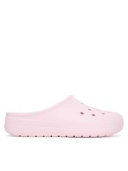 Crocs Klapki Classic Low Profile Clog 211139 Różowy. Czerwone klapki damskie Crocs, bez wzorów, z tworzywa sztucznego, bez obcasa, bez zapięcia. Za 169.99 zł.