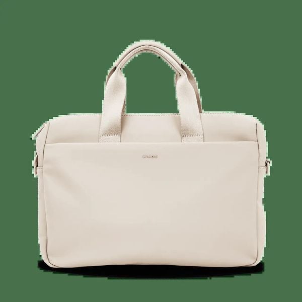 Torba na laptopa WINGS WILLOW 15,6 cala BEIGE. Brązowe torby na laptopa Wings, bez wzorów, z materiału. Za 179.90 zł.