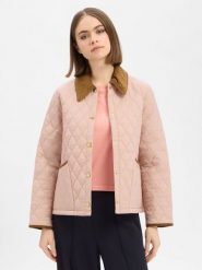 Barbour kurtka pikowana - Liddesdale Quilted Kobiety różowy, 38. Czerwone kurtki damskie Barbour, bez wzorów, ze sztruksu, bez kaptura. Za 799.95 zł.