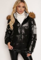 Czarna Kurtka Actynome. Czarne kurtki damskie Renee, l, bez wzorów. Za 159.99 zł.