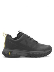 BASS OUTDOOR Półbuty BA11T002 Czarny. Czarne półbuty damskie BASS OUTDOOR, bez wzorów, z materiału, bez obcasa, na płaskiej podeszwie, bez zapięcia. Za 199.99 zł.