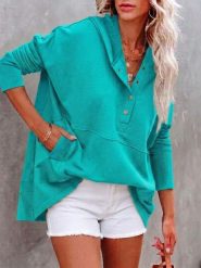 LA Angels Bluza w kolorze turkusowym rozmiar: M. Niebieskie bluzy damskie LA Angels, m, bez wzorów, z kapturem. Za 187.96 zł.