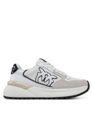 PINKO Sneakersy Gem 07 SS0055 P074 Biały. Białe obuwie sportowe damskie Pinko, z materiału, bez zapięcia. Za 569.99 zł.