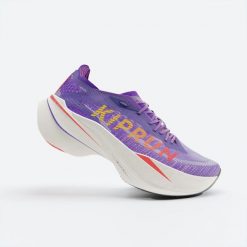 Buty do biegania damskie Kiprun KD900X LD+. Brązowe obuwie sportowe damskie KIPRUN, bez zapięcia, do biegania. Za 899.99 zł.