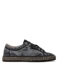 Le Silla Sneakersy Andrea 1617Z020M1PPGIR849 Czarny. Czarne obuwie sportowe damskie LE SILLA, z materiału, bez zapięcia. Za 2,709.00 zł.