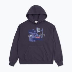 Bluza MANTO Wire. Niebieskie bluzy damskie MANTO, m, bez wzorów, z bawełny, bez kaptura. Za 279.99 zł.