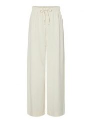 YAS Spodnie w kolorze kremowym rozmiar: XL. Brązowe spodnie materiałowe damskie YAS, bez wzorów, z materiału. Za 165.99 zł.