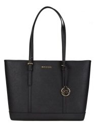 Michael Kors Skórzany shopper bag w kolorze czarnym - 43 x 29 x 15 cm rozmiar: onesize. Czarne shopper bag Michael Kors, bez wzorów, z materiału, na ramię, bez dodatków. Za 796.99 zł.