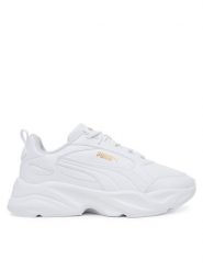 Puma Sneakersy Cassia 2.0 L 402678 02 Biały. Białe obuwie sportowe damskie Puma, ze skóry, bez zapięcia. Za 249.99 zł.