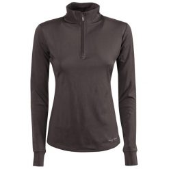 Damska koszulka do jazdy konnej Harry's Horse Sporty Izzy. Brązowe koszulki damskie HARRYS HORSE, s, bez wzorów, bez kołnierzyka, bez ramiączek. Za 179.50 zł.