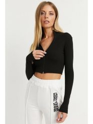 Cool and sexy Koszulka w kolorze czarnym rozmiar: L. Czarne koszulki damskie Cool and sexy, l, bez wzorów, bez kołnierzyka, bez ramiączek. Za 43.99 zł.