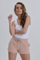 SPODENKI STELLA JASNO RÓŻOWE S - Flawless. Czerwone spodenki sportowe damskie Flawless, s, bez wzorów, z bawełny, trekkingowe. Za 48.00 zł.