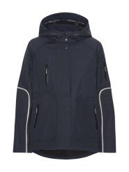 Ilse Jacobsen Kurtka przeciwdeszczowa w kolorze granatowym rozmiar: 34. Niebieskie kurtki sportowe damskie Ilse Jacobsen, s, bez wzorów, z polaru, bez kaptura. Za 328.65 zł.