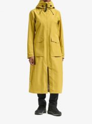 Płaszcz damski Didriksons Nadja Parka Long 4. Żółte parki damskie Didriksons, l, bez kaptura. Za 825.50 zł.