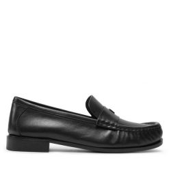 Mokasyny Max Mara. Czarne mokasyny damskie Max Mara, bez obcasa. Za 1,889.00 zł.
