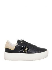 Patrizia Pepe Skórzane sneakersy w kolorze czarnym rozmiar: 35. Czarne obuwie sportowe damskie Patrizia Pepe, bez zapięcia. Za 285.49 zł.