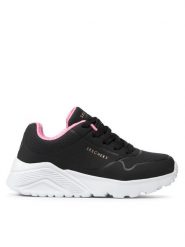 Skechers Sneakersy In My Zone 310450L/BKRG Czarny. Czarne trampki dziewczęce Skechers, bez wzorów, ze skóry, bez zapięcia. Za 109.99 zł.