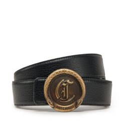 Pasek Damski Just Cavalli. Czarne paski damskie Just Cavalli, bez wzorów. Za 449.99 zł.