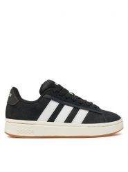 Adidas Sneakersy Grand Court Alpha JP9771 Czarny. Czarne obuwie sportowe damskie Adidas, ze skóry, bez zapięcia. W wyprzedaży za 269.99 zł.