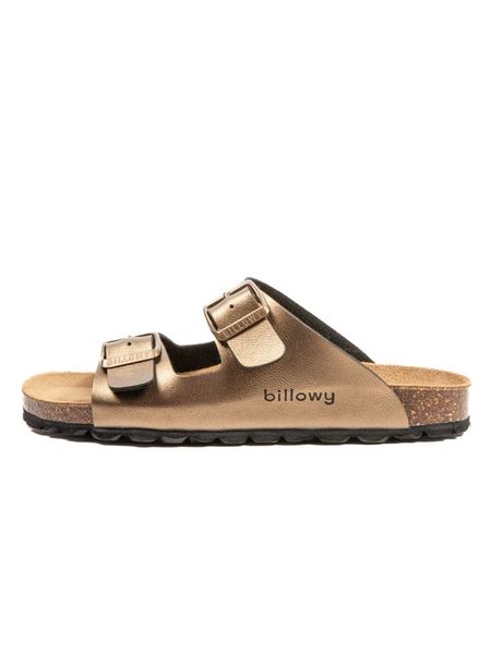 Billowy Klapki w kolorze brązowym rozmiar: 41. Brązowe klapki damskie Billowy, bez wzorów, z otwartym noskiem, bez obcasa, bez zapięcia. Za 159.95 zł.