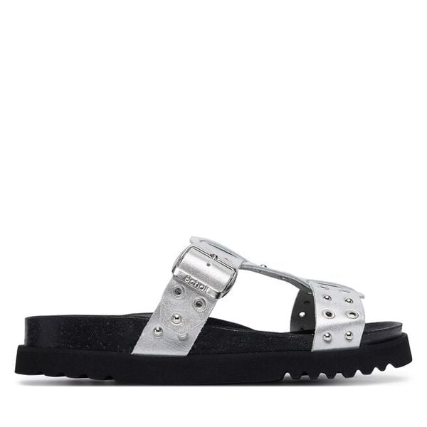 Klapki Scholl. Szare klapki damskie Scholl, bez wzorów, bez obcasa, bez zapięcia. Za 338.99 zł.