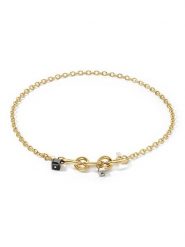 COEUR DE LION Naszyjnik z kryształami Swarovski - dł. 49 cm rozmiar: onesize. Czarne naszyjniki damskie COEUR DE LION, z kryształem, ze stali. Za 304.99 zł.