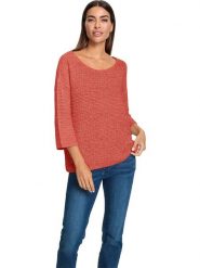 Heine Sweter w kolorze pomarańczowym rozmiar: 48/50. Pomarańczowe swetry klasyczne damskie Heine, bez kołnierzyka. Za 82.95 zł.