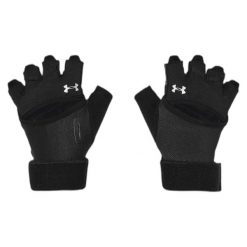 Rękawiczki treningowe damskie Under Armour M'S Weightlifting. Czarne rękawiczki damskie Under Armour, bez wzorów. Za 109.99 zł.