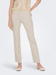 ONLY Dżinsy - Flared fit - w kolorze beżowym rozmiar: M/L32. Brązowe jeansy damskie Only. Za 65.85 zł.