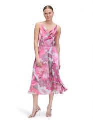 Vera Mont Sukienka w kolorze kremowo-różowym rozmiar: 36. Brązowe sukienki damskie Vera Mont, bez wzorów, z materiału, bez ramiączek. Za 260.99 zł.