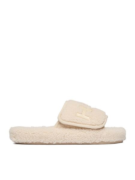 Hunter Kapcie CEO-JD25-530-2 Écru. Białe kapcie damskie Hunter, z materiału. Za 99.99 zł.