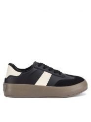 Jenny Fairy Sneakersy WFA3012-1 Czarny. Czarne obuwie sportowe damskie Jenny Fairy, ze skóry, bez zapięcia. Za 119.99 zł.