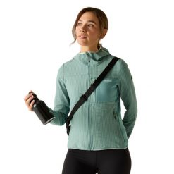 Damska Bluza Polarowa Kemilia. Brązowe bluzy damskie Regatta, na zimę, l, bez wzorów, z elastanu, z kapturem. Za 229.99 zł.