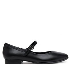 Baleriny Marco Tozzi. Czarne balerinki damskie Marco Tozzi, bez wzorów. Za 219.99 zł.