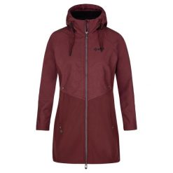 Damski płaszcz softshell Kilpi LASIKA-W. Czerwone płaszcze damskie Kilpi, na jesień, m, bez wzorów, z materiału, bez kaptura. Za 275.00 zł.