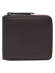 Liebeskind Berlin Skórzany portfel w kolorze brązowym - 11 x 10 x 2 cm rozmiar: onesize. Brązowe portfele damskie Liebeskind Berlin, bez wzorów, z materiału. Za 189.95 zł.
