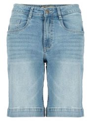 Roadsign Bermudy dżinsowe - Regular fit - w kolorze błękitnym rozmiar: 40. Niebieskie szorty damskie Roadsign, z aplikacjami, ze skóry. Za 79.03 zł.