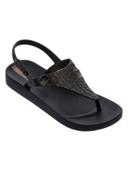 Ipanema Japonki "Caiman Sandal" w kolorze czarnym rozmiar: 41/42. Czarne klapki damskie Ipanema, bez wzorów, z otwartym noskiem, bez obcasa, bez zapięcia. Za 39.21 zł.