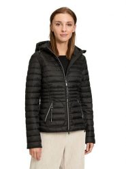 CARTOON Kurtka pikowana w kolorze czarnym rozmiar: 42. Czarne kurtki damskie Cartoon, bez wzorów, bez kaptura. Za 121.80 zł.