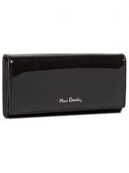 Pierre Cardin Portfel 05 LINE 100 Czarny. Czarne portfele damskie Pierre Cardin, bez wzorów, z lakierowanej skóry. Za 119.99 zł.