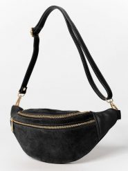 Anna Morellini Skórzana saszetka "Carola" w kolorze czarnym - 32 x 16 x 9 cm rozmiar: onesize. Czarne nerki i saszetki damskie Anna Morellini, bez wzorów, z materiału. Za 217.99 zł.