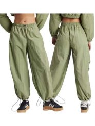 Adidas Spodnie w kolorze zielonym rozmiar: XL. Zielone spodnie materiałowe damskie Adidas, bez wzorów, z materiału. Za 131.74 zł.